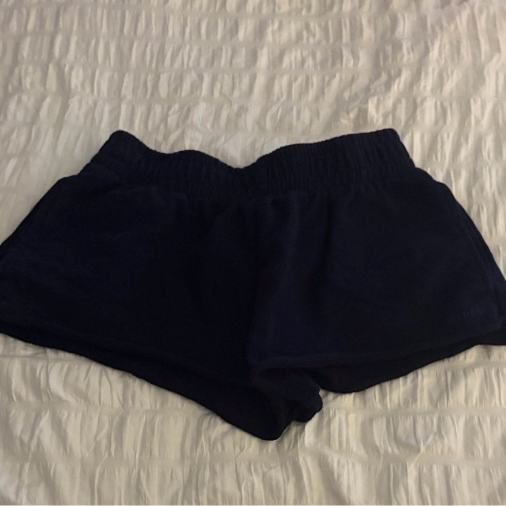 Garage Women's Navy Lounge Shorts - Comfortable Elastic Waist